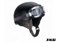 Шлем &quot;THH&quot; T-62G LEATHER  (кожа/+очки)