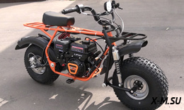 МОТОЦИКЛ СКАУТ САФАРИ 3L-8Е+ BIGFOOT FORK (ТЕЛЕСКОП ВИЛКА ПЕРЕД. И ЗАДН. ПОДВ., 8,0 Л.С., РЕДУКТОР)